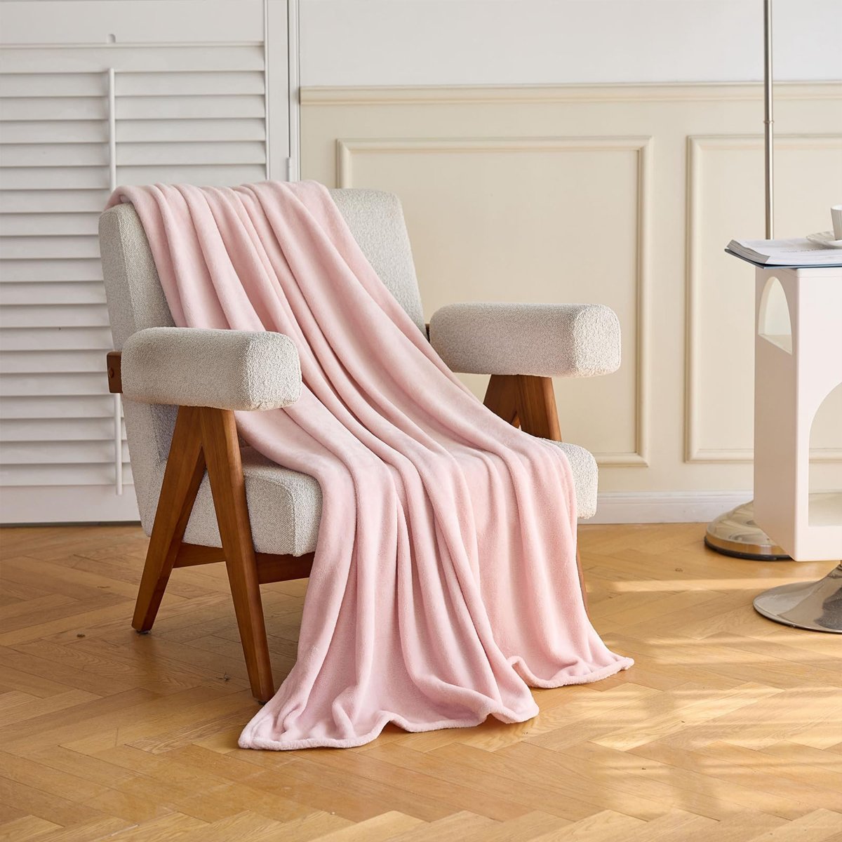 Κουβέρτα Καναπέ / Διακοσμητικό Ριχτάρι (130x160) Light Pink 19755 - Astron Italy