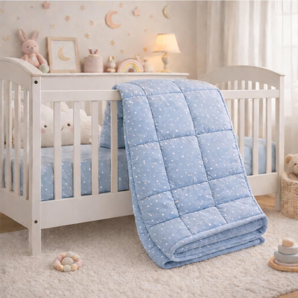 Βρεφικό Πάπλωμα Κούνιας Paradise Blue 72543 - Astron Italy